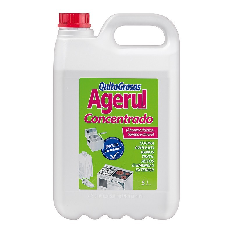 Quitagrasas Agerul Concentrado Gran Formato 5L