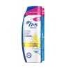 6ud Champú H&S anticaspa Citrus Fresh frasco 400 ml para cabello graso - 3 pack de 2x400ml
