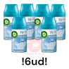 AIR WICK Ambientador automático frescor Flor recambio 6 unidades 250 ml