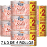 PAPEL HIGIÉNICO 3 CAPAS SEDA FOXY - 7 PACK DE 4+2 ROLLOS (42 ROLLOS EN TOTAL)