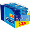 Toallitas DODOT húmedas infantiles con fibras de origen vegetal recambio 64 unidades - 12 paquetes