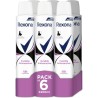 Desodorante REXONA mujer Invisible Antimanchas Spray 200ml - 6 unidades