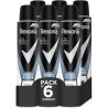 Desodorante REXONA MEN Invisible Ice Fresh Spray 200ml - 6 unidades